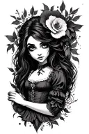 alice madness returns tattoo design idea