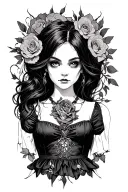 alice madness returns tattoo design idea
