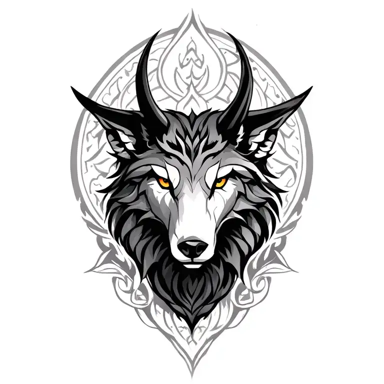 skoll hati tattoo design idea