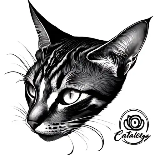 Cataleya tattoo design idea