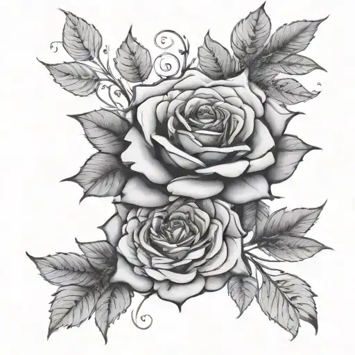 Roses And Mandala Tattoo Tattoo tattoo design idea