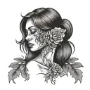 grief tattoo design idea