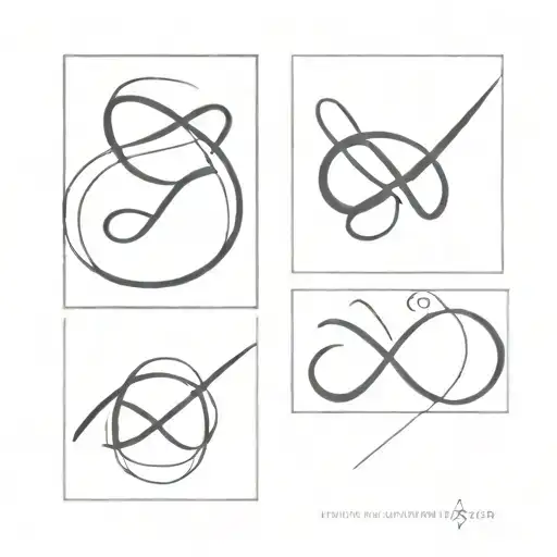 I want a tattoo with the infinity sign and the combination with the number 224 tattoo design idea