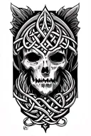 Coverup Celtic  tattoo design idea
