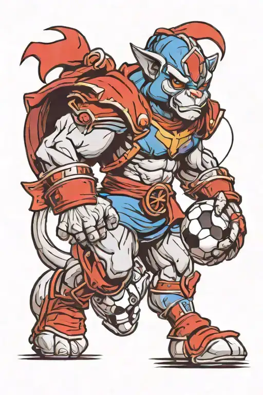 NeoTraditional "Thundercats" Tattoo Idea BlackInk AI