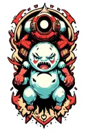 the binding of isaac mulligan tattoo design idea