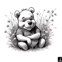 Winnie The Pooh tattoo design idea