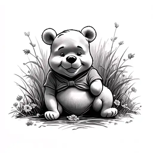 Winnie The Pooh tattoo design idea