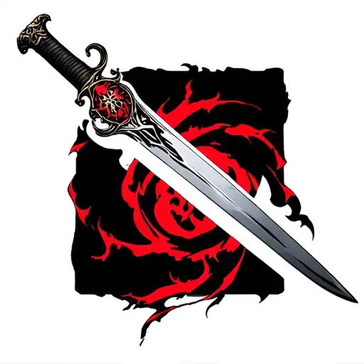Demon Slayer Sword tattoo design idea