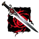 Demon Slayer Sword tattoo design idea