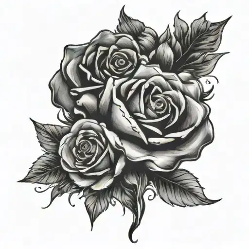 Dark Romance tattoo design idea