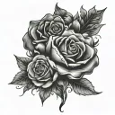 Dark Romance tattoo design idea