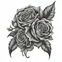 Dark Romance tattoo design idea