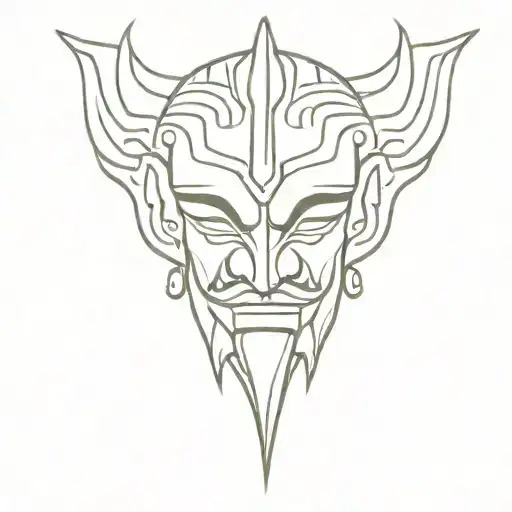 Ravana tattoo design idea