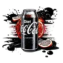 Diet Coke tattoo design idea