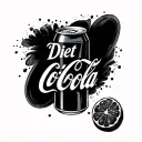 Diet Coke tattoo design idea