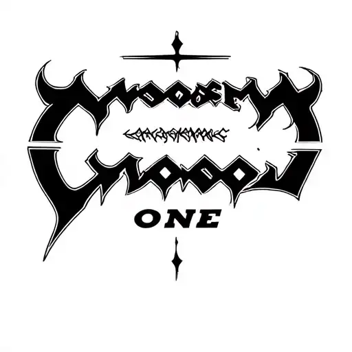 "Chosen One" Bold tattoo design idea