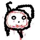 black with red accents  tattoo design idea