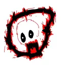 black with red accents  tattoo design idea