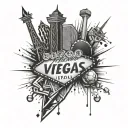 Vegas tattoo design idea