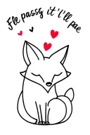 Fleabag fox it'll pass i love tattoo design idea