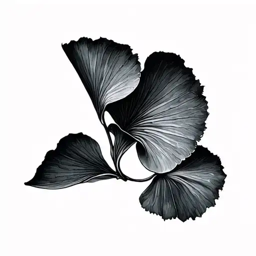 Ginkgo Biloba tattoo design idea