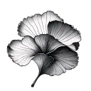 Ginkgo Biloba tattoo design idea
