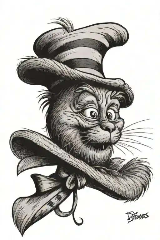 dr seuss tattoo design idea