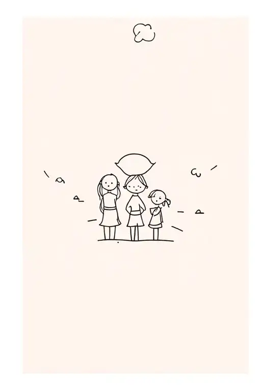 children tattoo design idea