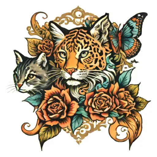Alina, Egor, Lisa, Sonya tattoo design idea