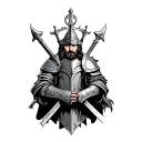 King Arthur tattoo design idea