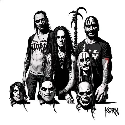 I want to use Korn Follow the Leader album covver art and have Nintendo characters replace the people in the artwork. tattoo design idea