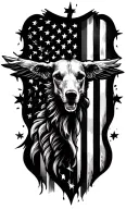 PATRIOTIC ARM TATOO FOR GRAPHIC DESIGNER tattoo design idea