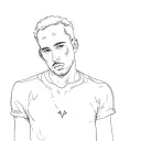 Depict my life story. Starting happy, popular and a star athlete to struggling with mental health to being a father of t tattoo design idea