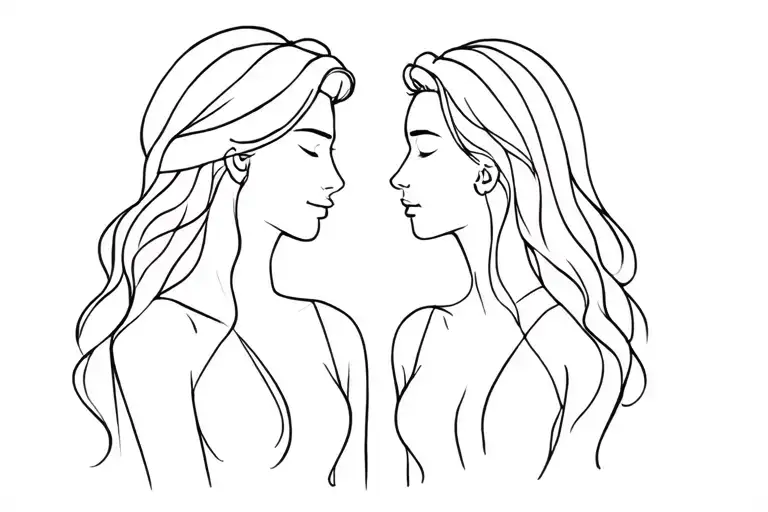 couple tattoo tattoo design idea