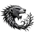 narnia simple tattoo design idea