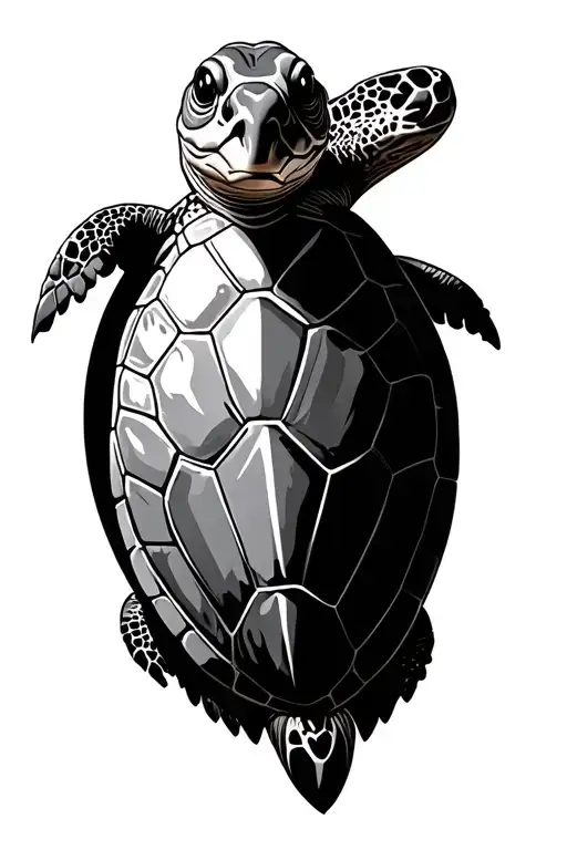 turtle in reference to my tattoo design idea