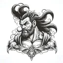 hercules tattoo design idea