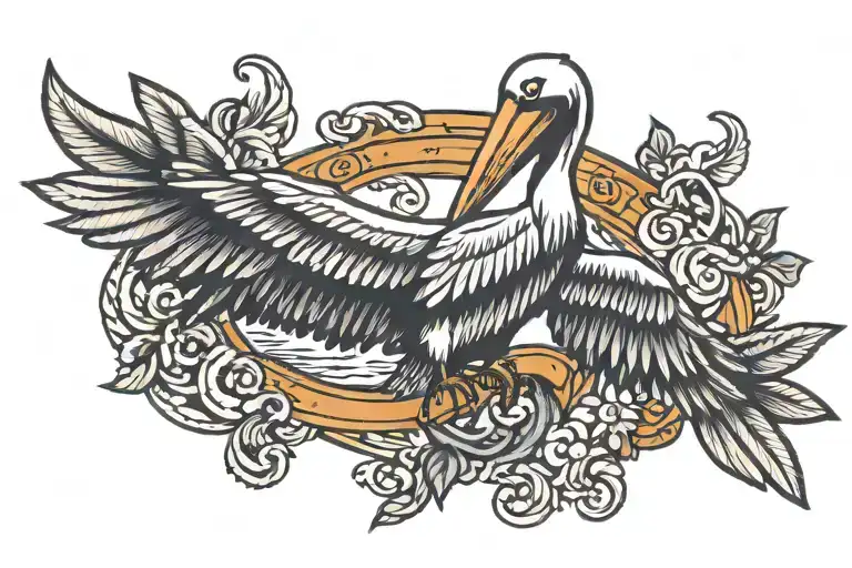 pelican arm band tattoo tattoo design idea