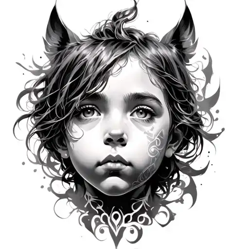 Golden Child tattoo design idea