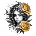 Golden Child tattoo design idea