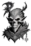 the elder scrolls video game tattoo design idea