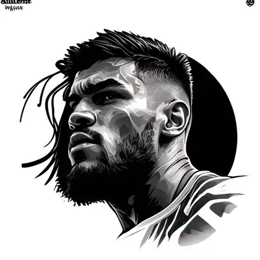 Athlete tattoo design idea