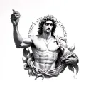 St Sebastian tattoo design idea