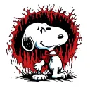 Snoopy tattoo design idea