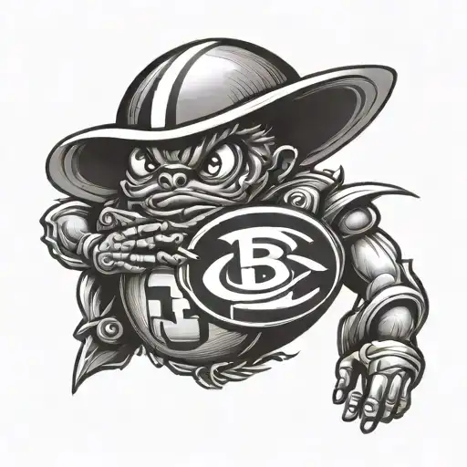 Brutus buckeye, block o tattoo design idea