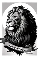 mufasa tattoo that says "remember tattoo design idea