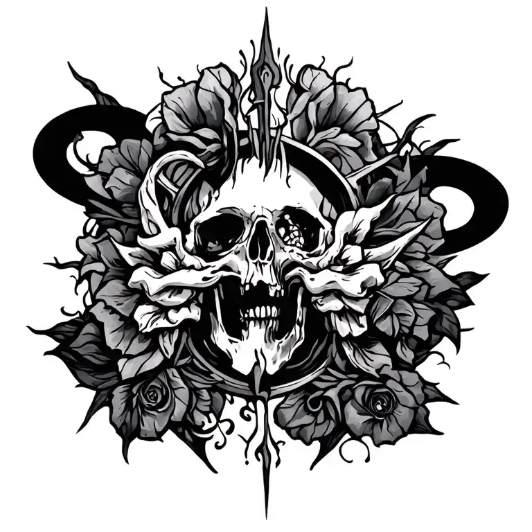 Purgatory tattoo design idea