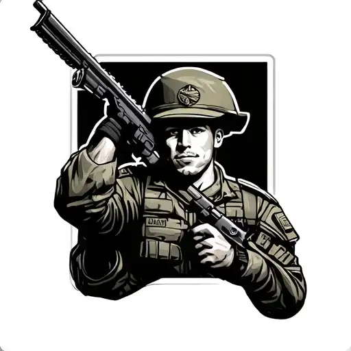 Marine Corps Recruit tattoo design idea