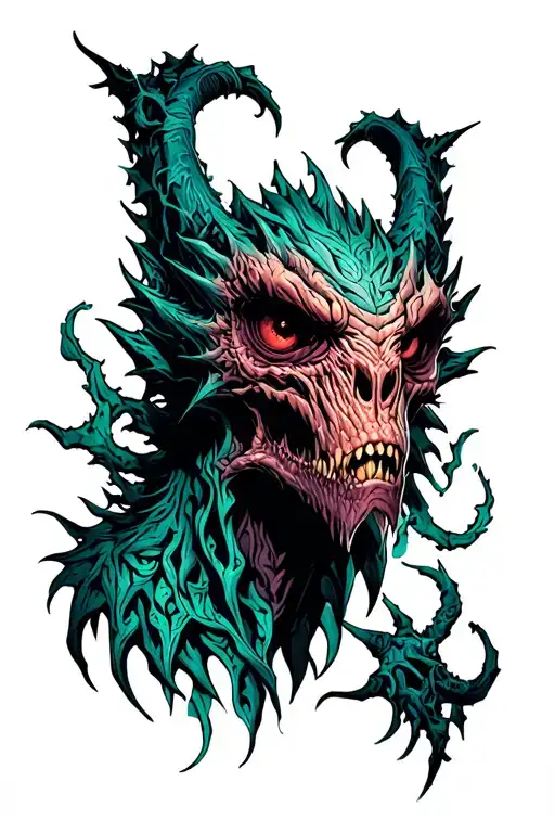 Demogorgon tattoo design idea
